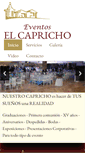 Mobile Screenshot of eventoselcapricho.com